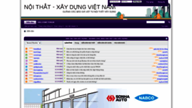 What Xaydunghanoimoi.net website looks like in 2024 