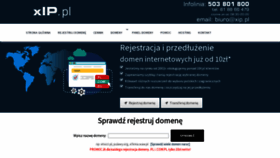 What Xip.pl website looks like in 2024 