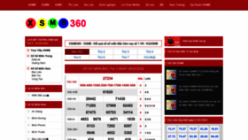 What Xsmb360.com website looks like in 2024 
