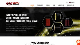 What Xinyu-enameledwire.com website looks like in 2024 