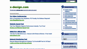 What X-design.com website looked like in 2011 (12 years ago)