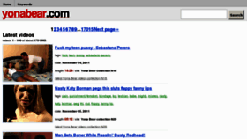 What Yonabear.com website looked like in 2011 (12 years ago)