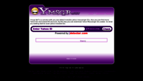What Ymsgr.net website looked like in 2011 (13 years ago)