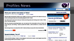 What Yprofileblog.com website looked like in 2011 (13 years ago)