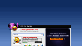 What Ydetector.com website looked like in 2012 (12 years ago)