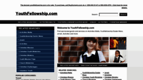 What Youthfellowship.com website looked like in 2012 (11 years ago)
