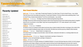 What Yasaminkiyisinda.com website looked like in 2012 (11 years ago)