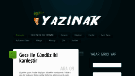 What Yazinak.com website looked like in 2012 (11 years ago)