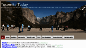 What Yosemitemariposa.org website looked like in 2011 (13 years ago)