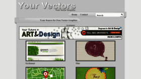What Yourvectors.com website looked like in 2013 (11 years ago)