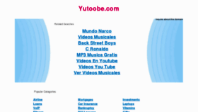 What Yutoobe.com website looked like in 2013 (11 years ago)