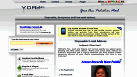 What Yopmail.net website looked like in 2013 (12 years ago)