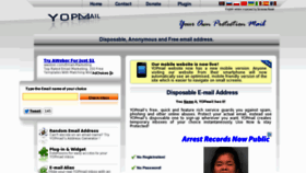 What Yopmail.net website looked like in 2013 (11 years ago)