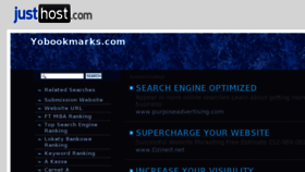 What Yobookmarks.com website looked like in 2013 (11 years ago)