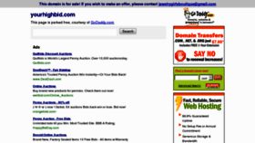 What Yourhighbid.com website looked like in 2013 (10 years ago)