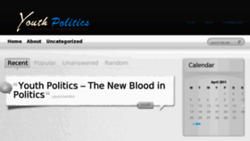 What Youthpolitics.co.in website looked like in 2011 (13 years ago)