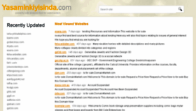 What Yasaminkiyisinda.com website looked like in 2013 (10 years ago)