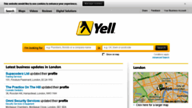 What Yellowpages.co.uk website looked like in 2013 (10 years ago)