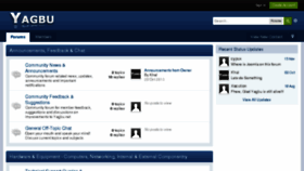 What Yagbu.net website looked like in 2013 (10 years ago)