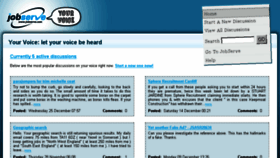 What Yourvoice.jobserve.com website looked like in 2013 (10 years ago)