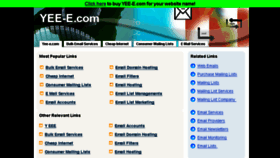 What Yee-e.com website looked like in 2014 (10 years ago)