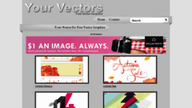 What Yourvectors.com website looked like in 2014 (10 years ago)