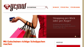 What Ycmw.de website looked like in 2014 (10 years ago)