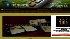 What Yourtaxadvisor.com website looked like in 2014 (9 years ago)
