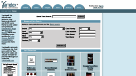 What Yarndex.com website looked like in 2014 (9 years ago)