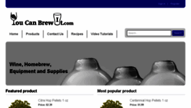 What Youcanbrewit.com website looked like in 2014 (9 years ago)