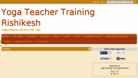 What Yoga-teacher-training-rishikesh.com website looked like in 2014 (11 years ago)