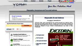 What Yopmail.net website looked like in 2014 (9 years ago)