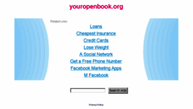 What Youropenbook.org website looked like in 2014 (9 years ago)