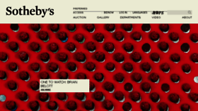What Yourartworld.sothebys.com website looked like in 2014 (9 years ago)