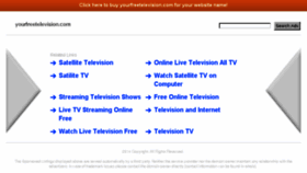What Yourfreetelevision.com website looked like in 2014 (9 years ago)