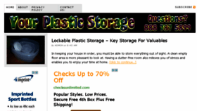 What Yourplasticstorage.com website looked like in 2014 (9 years ago)