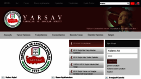 What Yarsav.org.tr website looked like in 2014 (9 years ago)
