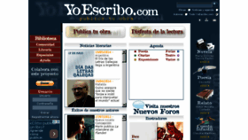 What Yoescribo.com website looked like in 2014 (9 years ago)