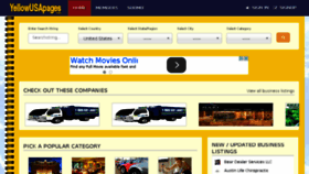 What Yellowusapages.com website looked like in 2015 (9 years ago)