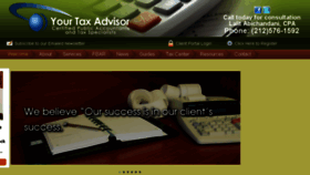 What Yourtaxadvisor.com website looked like in 2015 (9 years ago)