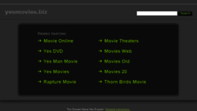 What Yesmovies.biz website looked like in 2015 (9 years ago)