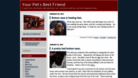 What Yourpetsbestfriend.com website looked like in 2015 (9 years ago)