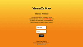 What Yamsonline.com website looked like in 2015 (8 years ago)
