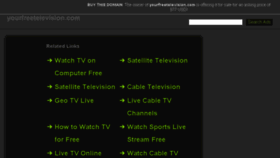 What Yourfreetelevision.com website looked like in 2015 (8 years ago)