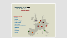 What Yoopies.com website looked like in 2015 (8 years ago)