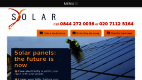 What Ysolar.co.uk website looked like in 2015 (8 years ago)