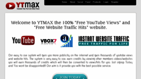 What Ytmax.com website looked like in 2015 (8 years ago)