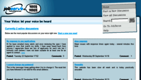 What Yourvoice.jobserve.com website looked like in 2015 (8 years ago)
