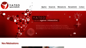 What Yateo.com website looked like in 2015 (8 years ago)