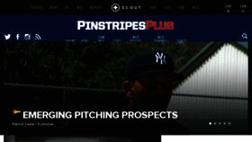 What Yankees.scout.com website looked like in 2015 (8 years ago)